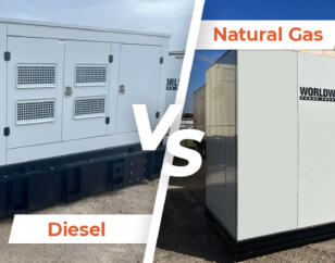 Diesel vs natural gas generators side by side comparison
